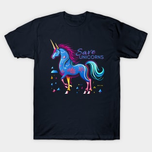 Save the unicorns T-Shirt